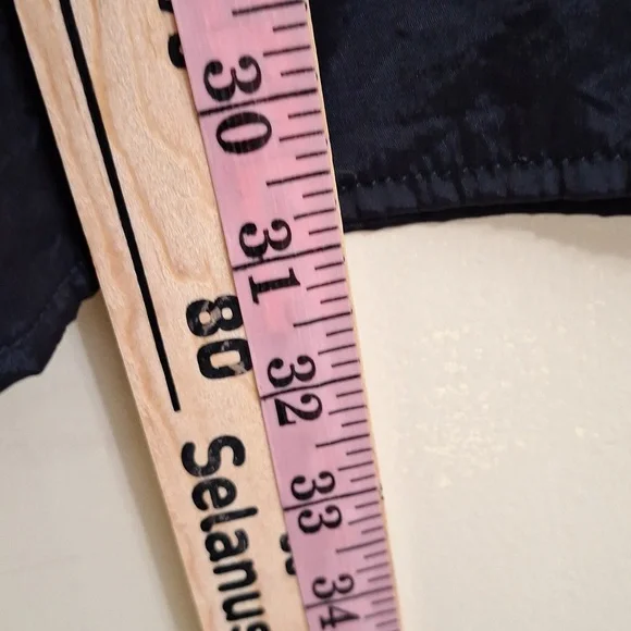 Scarlet Darkness Black Lace-Up Gothic Top | Ruffle Poet Sleeve Blouse | Size M - Picture 8 of 11